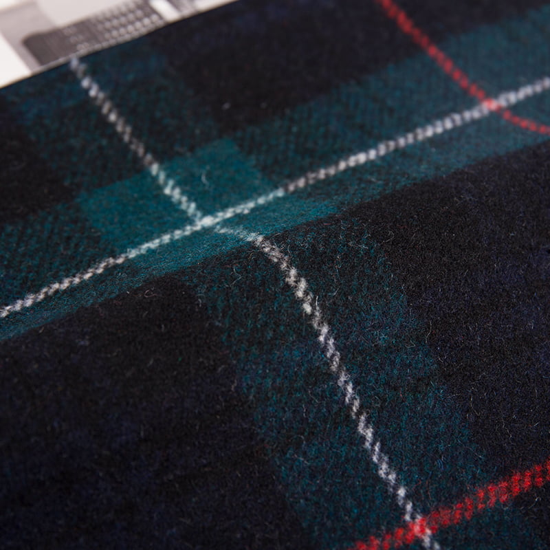 Green Plaid Líne Dearg Tartan Uigí Fabraic Meáchan Trom Do Éadaí SH2402