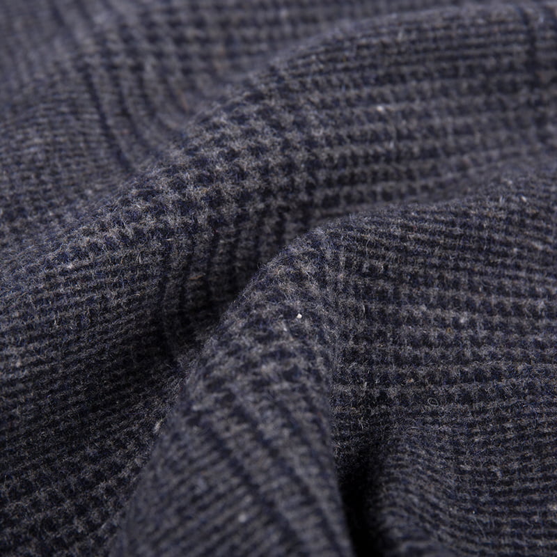 Glen Black Seiceáil Plaid Jacquard Uigí Fabraic ZZH24012