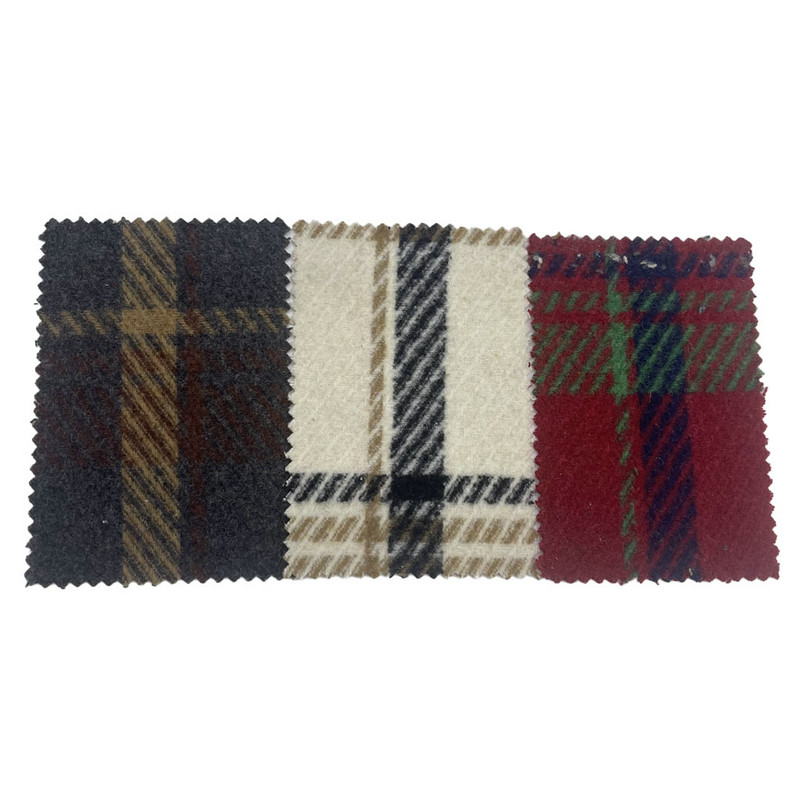 Plaids Twill Cabhraithe Olann Jacquard Fabraicí cumhdaitheoireachta 4222
